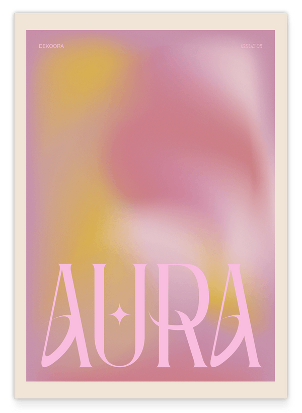 Soft Aura - Rosa Farbverlauf mit Gelb