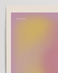 After Hover: Soft Aura - Rosa Farbverlauf mit Gelb