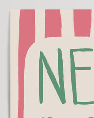 After Hover: Nett Hier - Schriftzug mit drei Herzen
