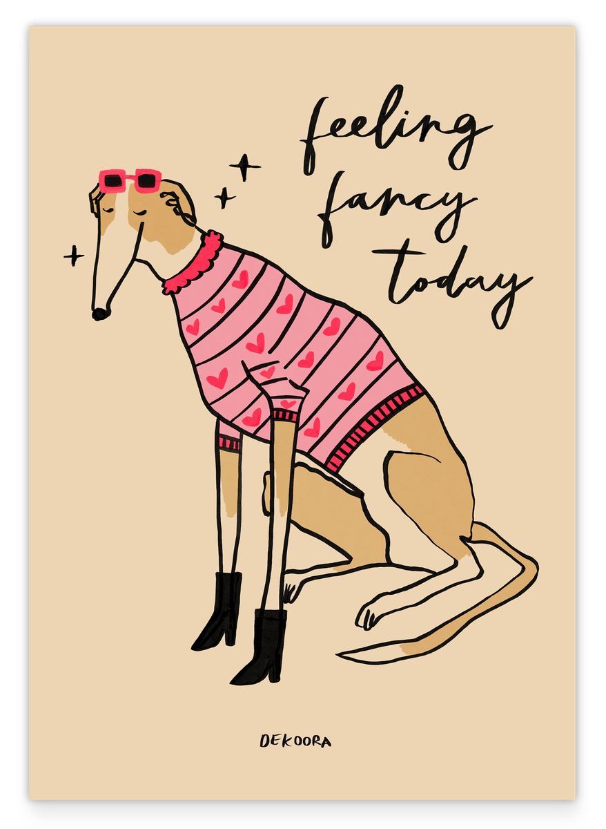 Feeling Fancy Today - Dressed-Up Dog