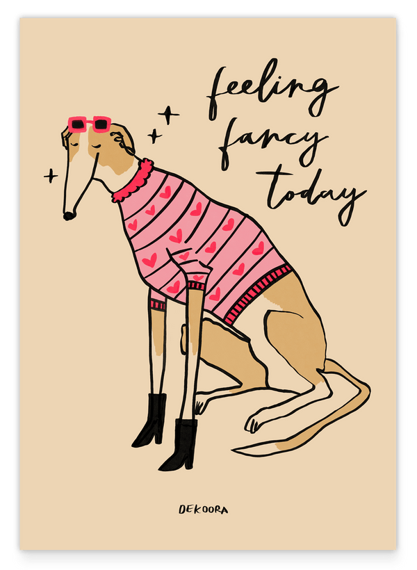 Feeling Fancy Today - Dressed-Up Dog