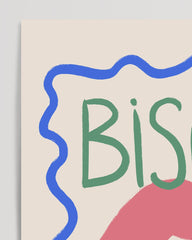 After Hover: Bisous Bisous - Kussmund mit Spruch