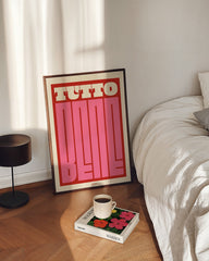 After Hover: Tutto Bene - Gute Laune Spruch in Pink