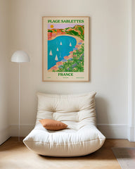 After Hover: Frankreich - Bunter Strand von Plage Sablettes