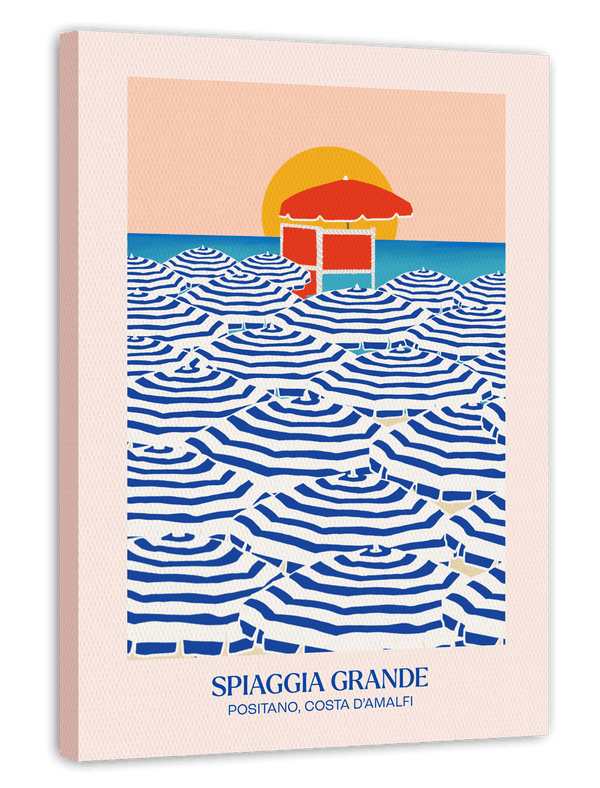 Italien - Amalfi Küste Spiaggia Grande Positano