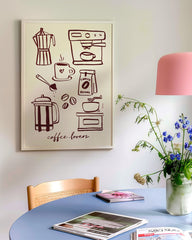 After Hover: Coffee Lovers - Kaffee Illustration modern