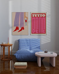 After Hover: Set aus 2 Postern: Tutto Bene & Wine Girl