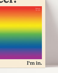 After Hover: "Sounds Queer. I'm In" im Querformat