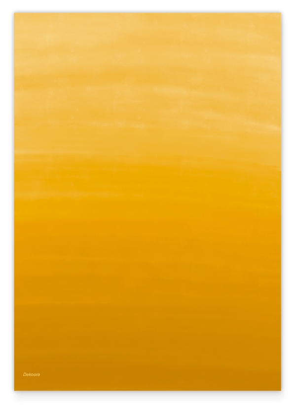 Golden Glow - Malerei in Senfgelb