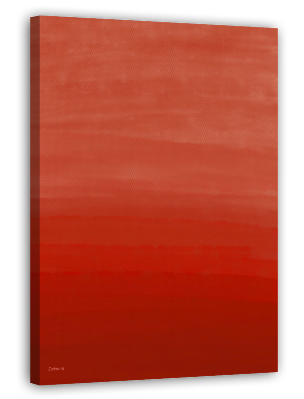 Rich Red - Malerei in Karminrot
