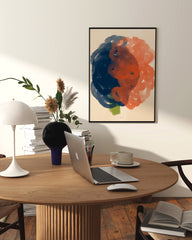 After Hover: Bold Blooms - Abstrakte Blumenzeichnung mit Kreisen