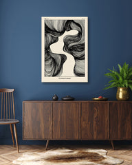 After Hover: It Comes in Waves - Moderne Wellen-Illustration