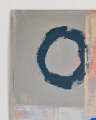 After Hover: Creative Circles - Abstrakte Kunst in Rot und Blau