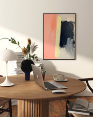 After Hover: Creative Colourblocking in Schwarz und Apricot