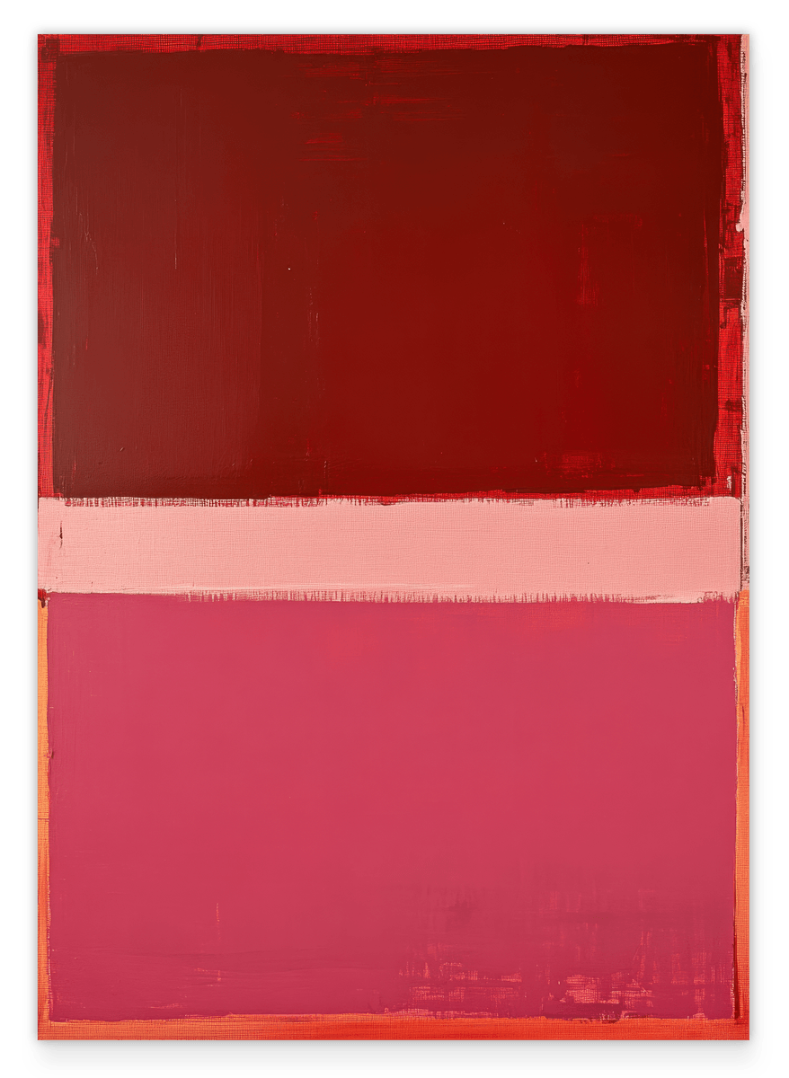 Colour Clash in Rot und Himbeere