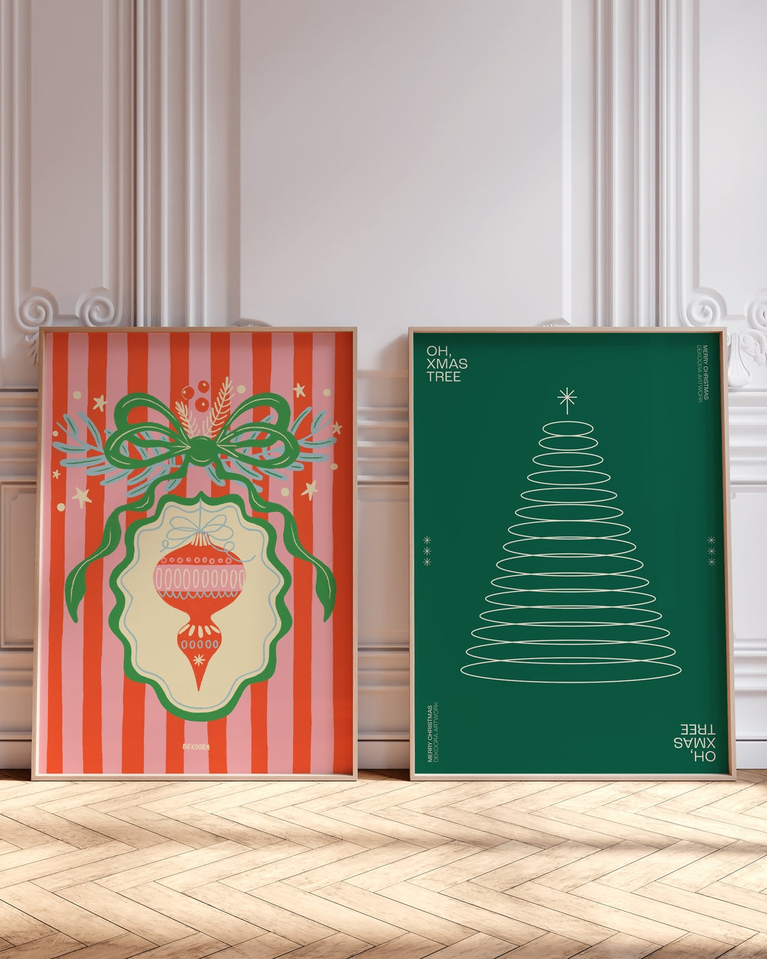 Set aus 2 Weihnachtspostern: Christmas Classics