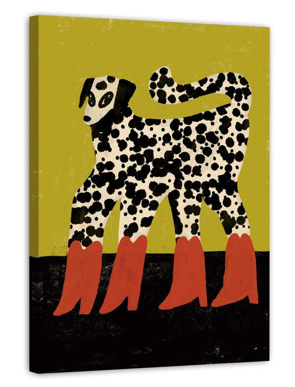 Cute Dogs Boots: Dalmatiner in roten Stiefeln