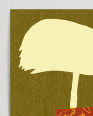 After Hover: Cute Birds in Boots: Storch in Cowboy-Stiefeln
