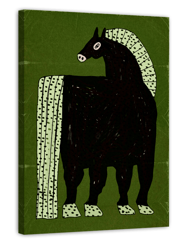Black Beauty: Pferd mit Punkten