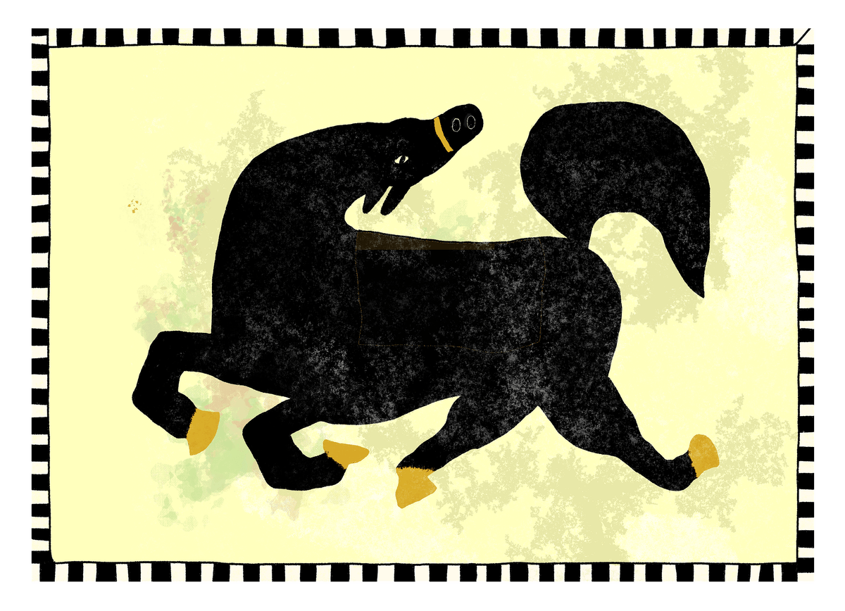 Midnight Gallop - Schwarzes Pferd