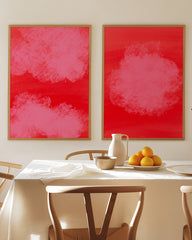 After Hover: Set aus 2 Postern: Pink Brushes