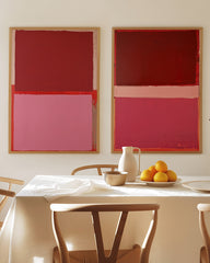 After Hover: Set aus 2 Postern: "Colour Clash in Rot"