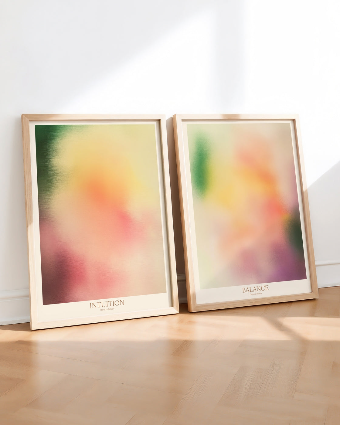 Set aus 2 Postern: Intuition & Balance