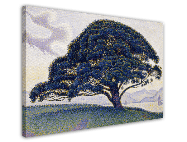Landschafts-Gemalde Baum in Landschaft Impressionismus