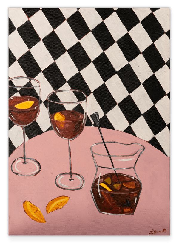 Sangria for Two: Checkered Date Night