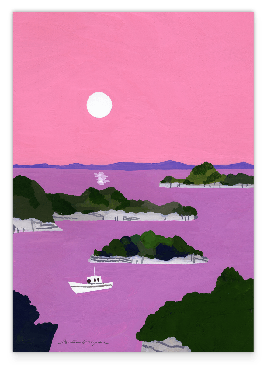 Japan Slow Living: Pink Hour on the Water