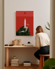 After Hover: Japan Slow Living: Red Sky Lighthouse