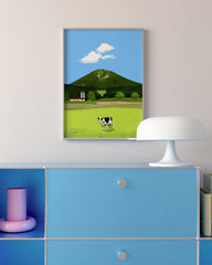 After Hover: Japan Slow Living: Happy Cow on Green Grass