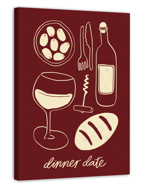 Dinner Date - in Bordeaux-Rot