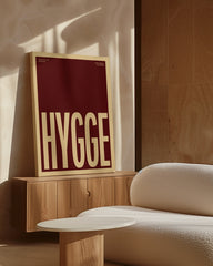 After Hover: HYGGE - Typografie in Braun & Beige
