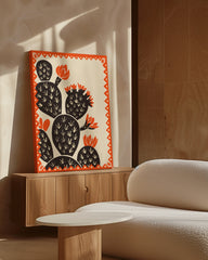 After Hover: Wilder Kaktus - Botanische Illustration