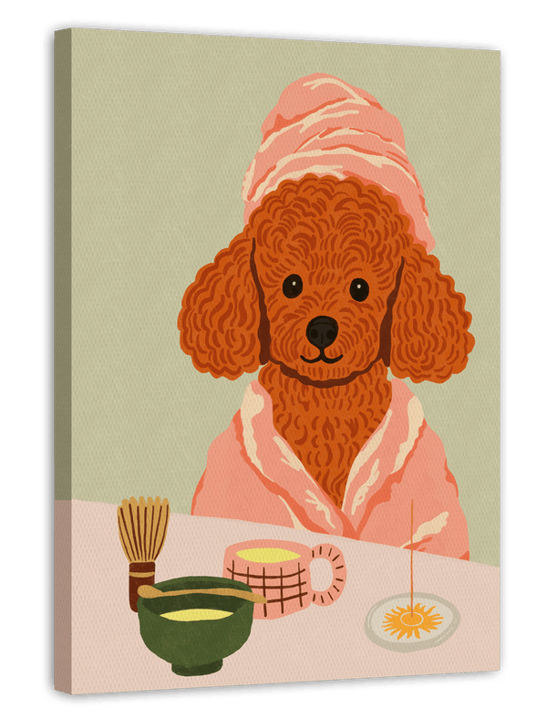 Dekoora Dogs: Matcha Ceremony Pudel
