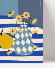 After Hover: Mediterranes Stillleben - Brushstroke Art
