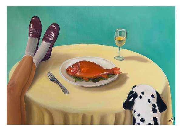 Mesa para dos – Fisch zum Abendessen
