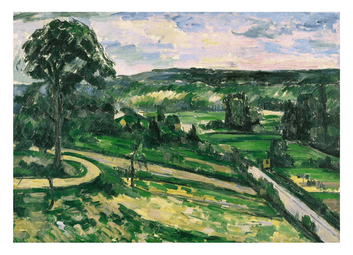 Paul Cézanne - Der Baum an der Kurve