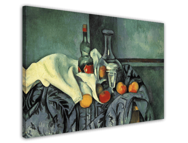 Paul Cézanne - Stillleben Pfefferminzflasche