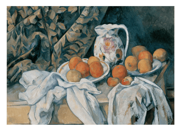 Paul Cézanne - Stillleben mit Vorhang