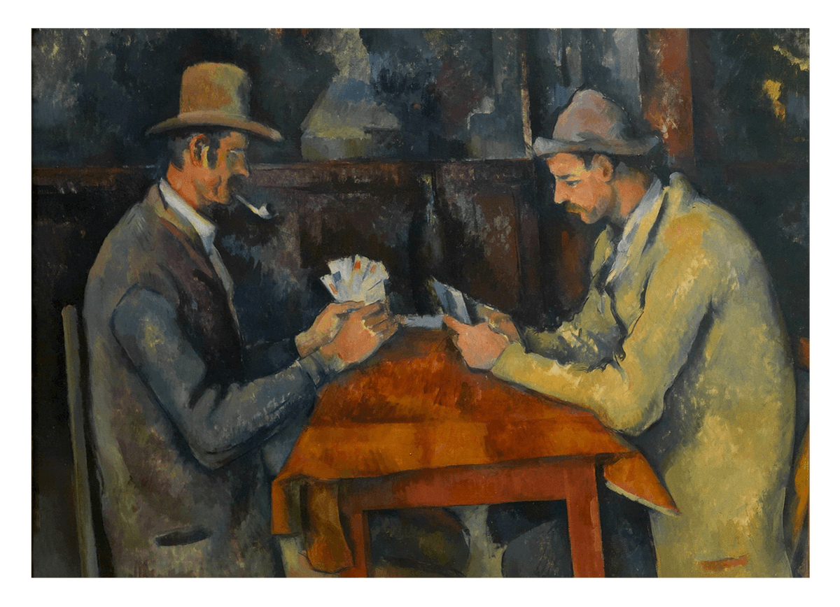 Paul Cézanne - Die Kartenspieler