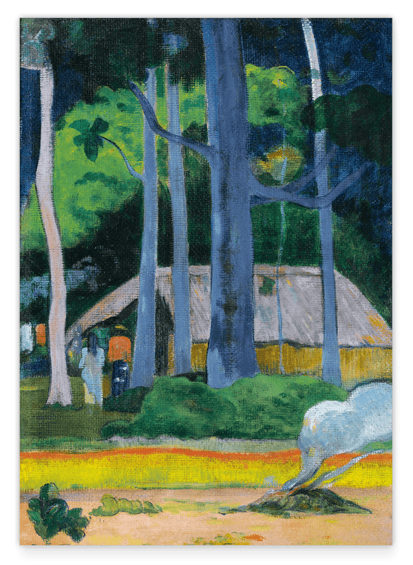 Paul Gauguin - CABANE SOUS LES ARBRES