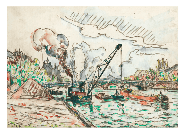 Paul Signac - PARIS, LE PONT DES SAINT-PÈRES