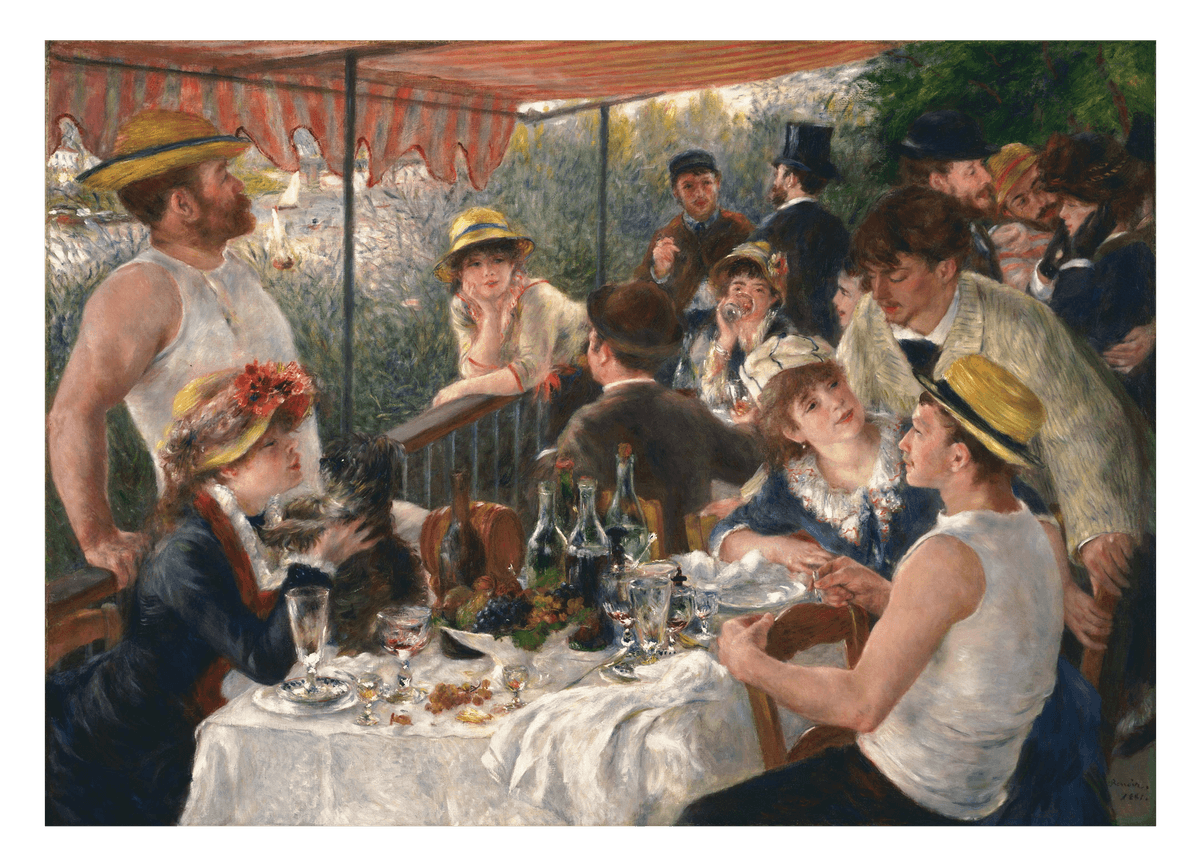 Pierre-Auguste Renoir - Die Mahlzeit der Ruderer