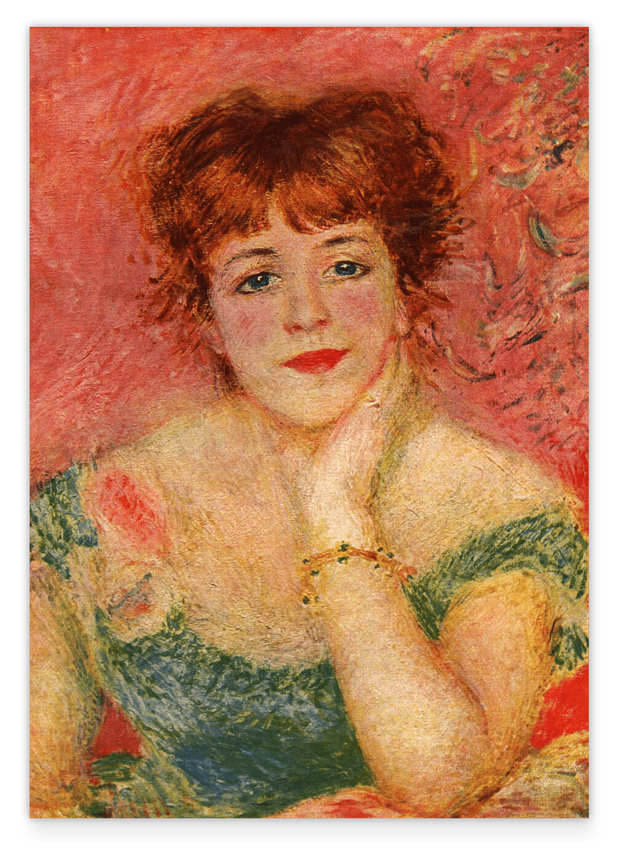 Pierre-Auguste Renoir - Portrait der Schauspielerin Jeanne Samary