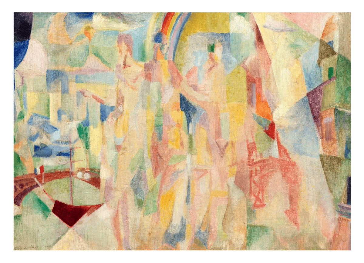 Robert Delaunay - LA VILLE DE PARIS, ESQUISSE