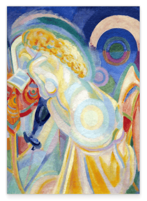 Robert Delaunay - Nakct auf der Toilette