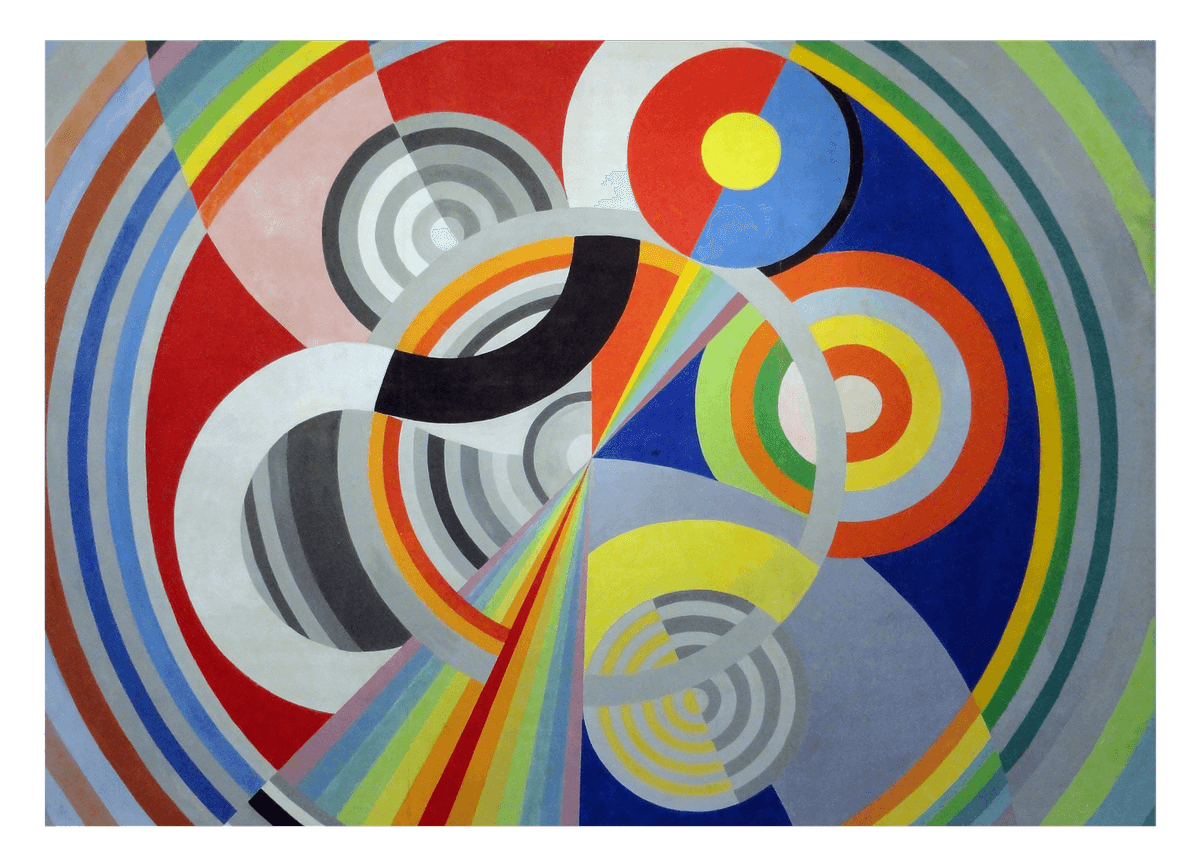 Robert Delaunay - Rhytmus Nr. 1, Dekoration für das Salon des Tuileries