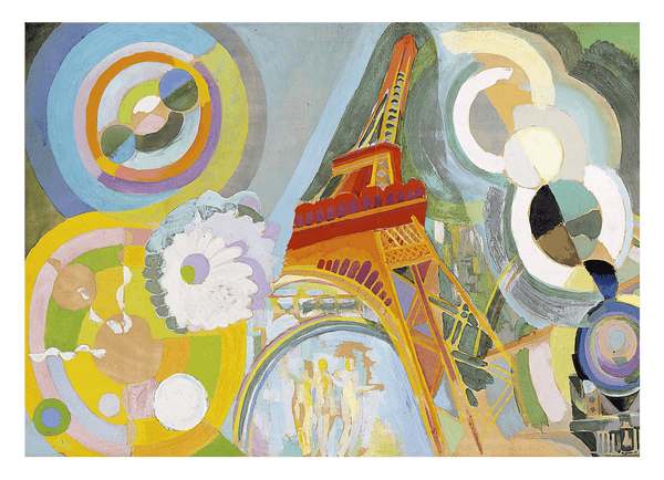 Robert Delaunay - "Luft, Eisen und Wasser"-Studie